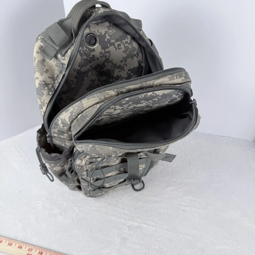 Protector Plus ACU Digital Camo Tactical Backpack MOLLE Hydration Military Pack
